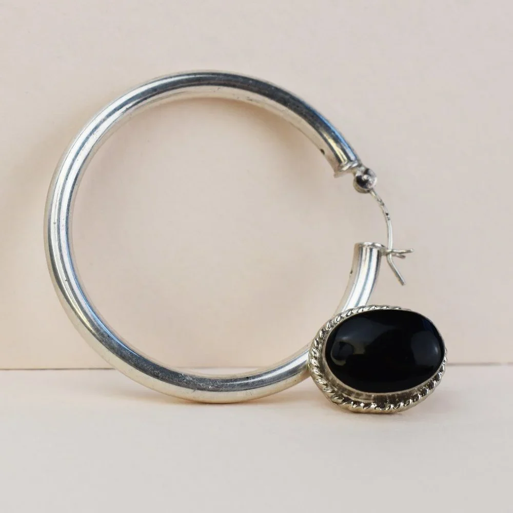 Super chunky asymmetrical earrings, bold mismatched earrings